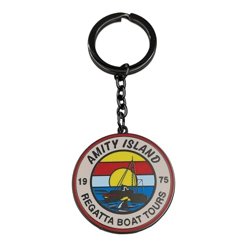 FaNaTtik Porte-clés Jaws 50th Anniversary Édition limitée Regatta Boat Tour, multicolore, Diameter 48mm