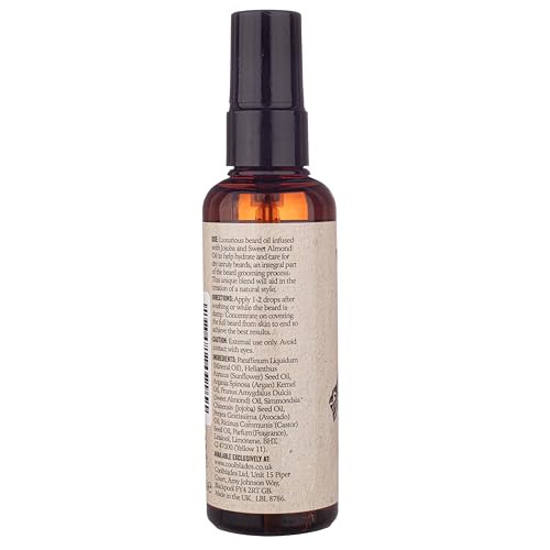 Bannister & Sons Mild Spicy Citrus Scented Beard Oil - Best Beard Oil for Men - Nourishing Skin Care and Premium Hair Oil with Sweet Almond Oil and Jojoba - The Perfect Barber Beard Oil - Image 4