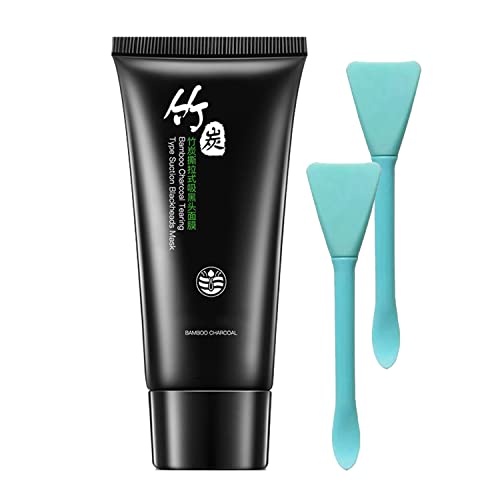 Blackhead Peel Off Mask, Sebum Peel Off Mask, Organic Bamboo Charcoal Face Mask, Face Masks Beauty Peel Off, Purifying Deep Cleansing Black Mask for Blackheads, Moisturise & Soften Skin (1PCS)