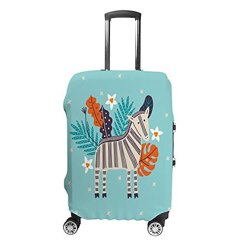 Protège valise chaussette élastique anti-poussière rose pour bagage cabine et soute
