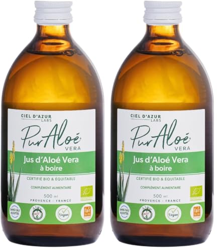 PUR'ALOE Jus à Boire 500 ml (Lot de 2)