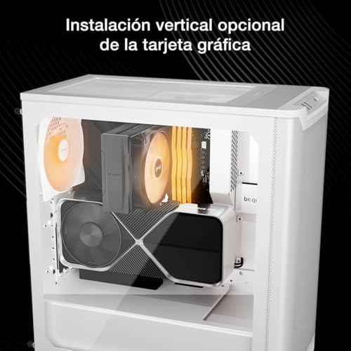 Caja de PC be quiet! Pure Base 501 LX White con 4 ventiladores Light Wings LX PWM 6