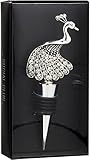 Palais Dinnerware 'Bouchon' Collection, Elegant Wine Bottle Stopper (Jewelled Peacock)