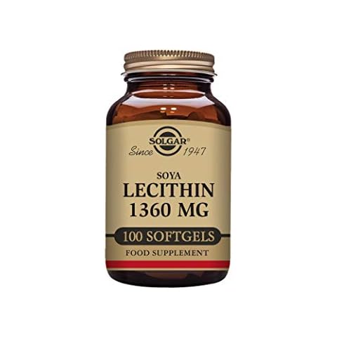 Solgar Lecithin 1360mg, 100 Softgels Cover