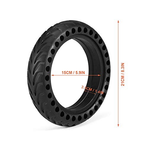 Pneus de scooter, Romacci Pneus sólidos de 8,5 polegadas para pneus de substituição de rodas de scoo