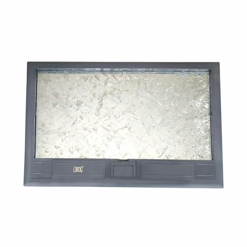 Image of MX 16-Module Plastic Floor Pop-Up Box - Flush Recess Mounting with Plastic Plate Cover, Stainless Steel Reinforcement, 45 Series, Concrete Floor Installation