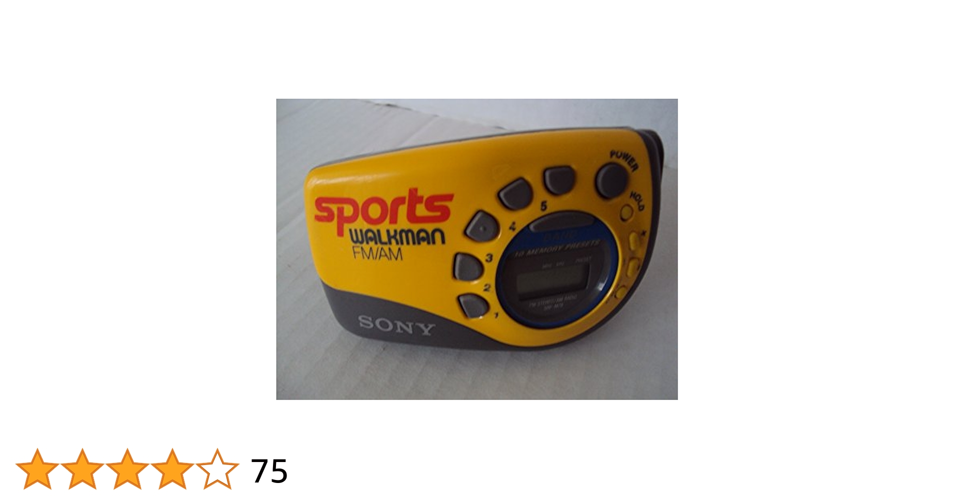 ラジオ・コンポ SONY SPORTS SRF-M78 Amazon.co.jp: Sony Portable Sports AM/FM Radio (SRF-M78) by