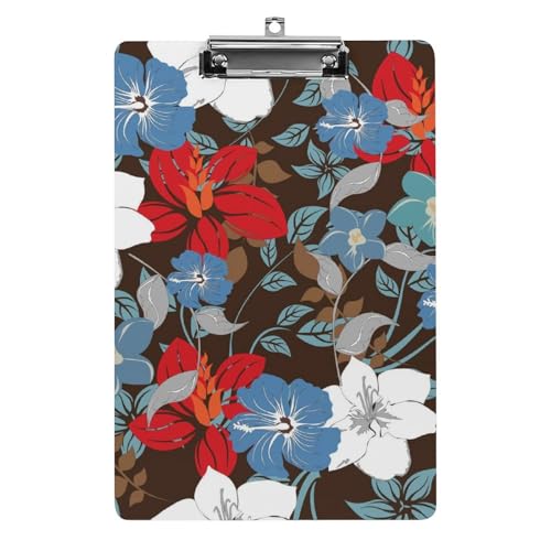 Pince porte-formulaires A4 couleur fleur : le clipboard contre les feuilles volantes
