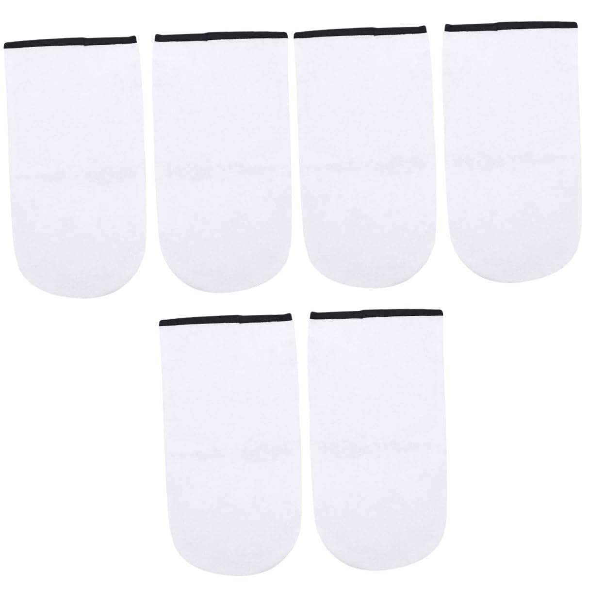 Healvian 6 Paare Gel- Aufhellungshandschuhe Hautpflegehandschuhe feuchtigkeitsspendende Badehandschuh aus Paraffinwachs dünner Schnitt Handwachs Weiß