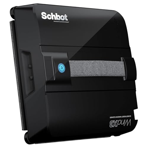 Schbot Wind X3 2026 Window Cleaning Robot – Black Robot