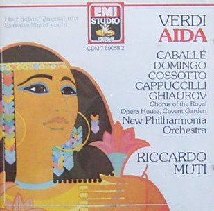 Aida/Excerpts/Verdi [Audio CD]
