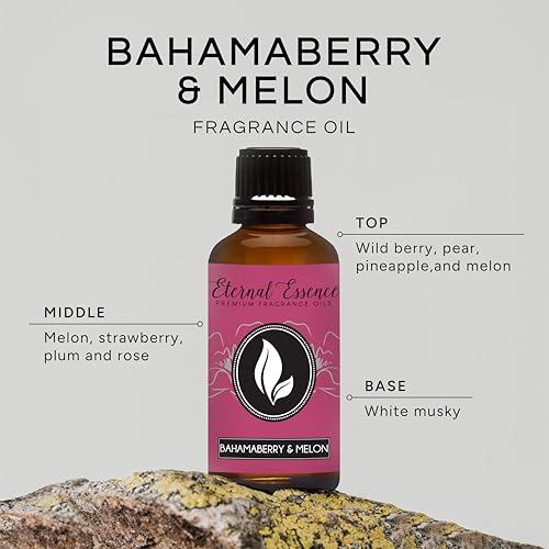 Image of Eternal Essence Oils Bahama Berry & Melon 30ml Premium Fragrance Oil - for Candle, Soap Making, Aromatherapy, Diffusers, Home Care, & Humidifiers