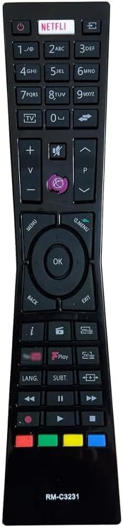 for jvc remote control rm-c3231 for jvc tv remote Smart 4K LED TV, Pre programming