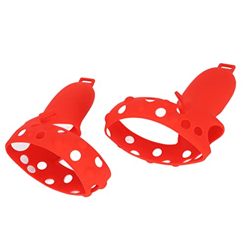 Capa de controle de toque para Oculus Quest 2 luva protetora de silicone com alça ajustável de punho
