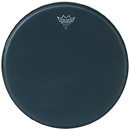 Remo Emperor X Black Suede Snare Drumhead - Bottom Black Dot, 14' (BX-0814-10)