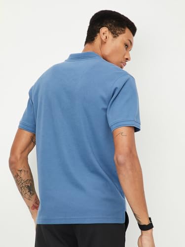 Image of Max Men's Half Sleeves Regular Fit Solid Polo T-Shirt