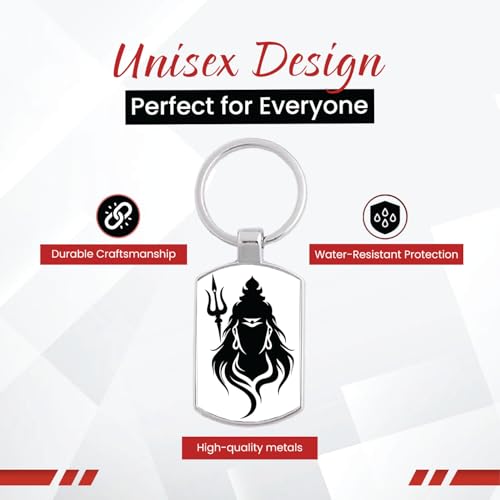 Image of Stylish Metal Keychains with Permanent Glossy Print - Inspirational Quotes & Spiritual Designs - Perfect Key chains for loved ones, Personal Use, Gifts & Return Gifts