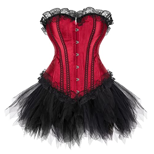 Corset bustier dentelle Grebrafan chic pour vos soirées déguisées et festivals gothiques