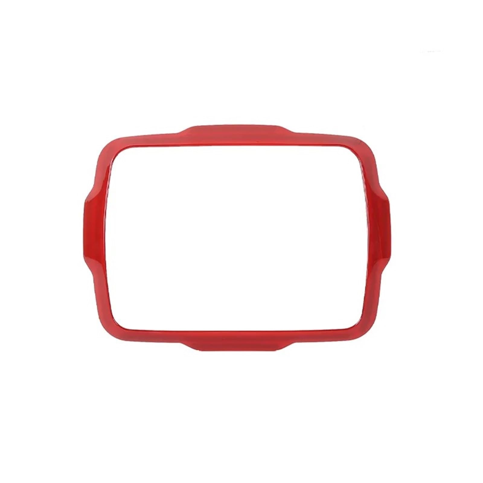 Ggwqfuh Red Interior Trim For Jeep For Renegade 2018 2019 2020 2021 2022 2023 Up Car Gps Navigation Decoration Cover Frame Stickers Interior Accessories Auto Central Inner(Red)