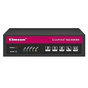CimFAX H5 High Speed 33.6k Fax Server Auto Save FAX as PDF 100 Users Paperless Fax Machine Cost-Effective Fax Modem Fax…