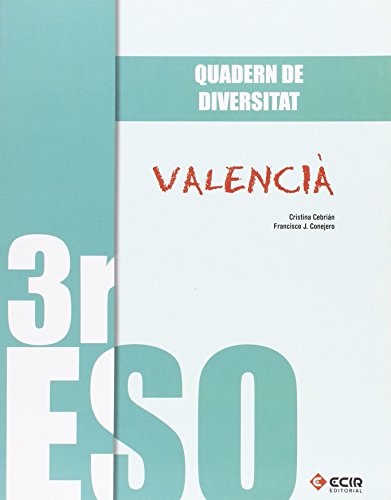 Portada de Llengua 3º ESO Diversitat Quadern Ed 2012 Valencia