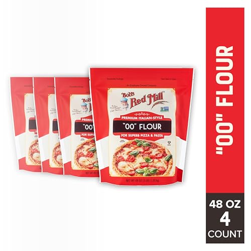 Image of Bob's Red Mill 00 Pizza Flour, 3lb (4 Pack)