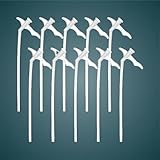 10 Pack Spray Foam Nozzles - Professional Replacement Tubes for Expanding Foam Sealant, Insulation & Gap Sealing - PP Plastic Nozzles for DIY/Industrial Adhesives (Clear, 10Pcs)