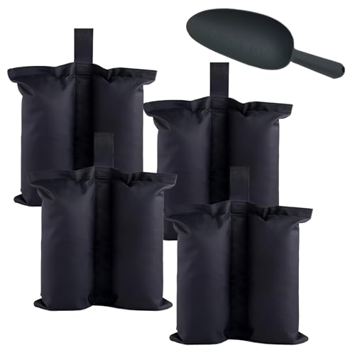 Bolsa de peso resistente de doble costura, 4 unidades, bolsas de lastre para tienda emergente, bolsas de lastre de arena para cenador, peso de arena, cenador, peso de arena, para tienda emergente,