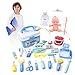 28-częściowy zestaw lekarski dla dzieci, ze stetoskopem zabawkowym i narzędziami medycznymi, torbą do noszenia, zestaw medyczny, zabawka lekarska dla małych dzieci i chłopców