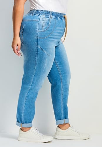 Women's Plus Size Taliah Denim Jogger3