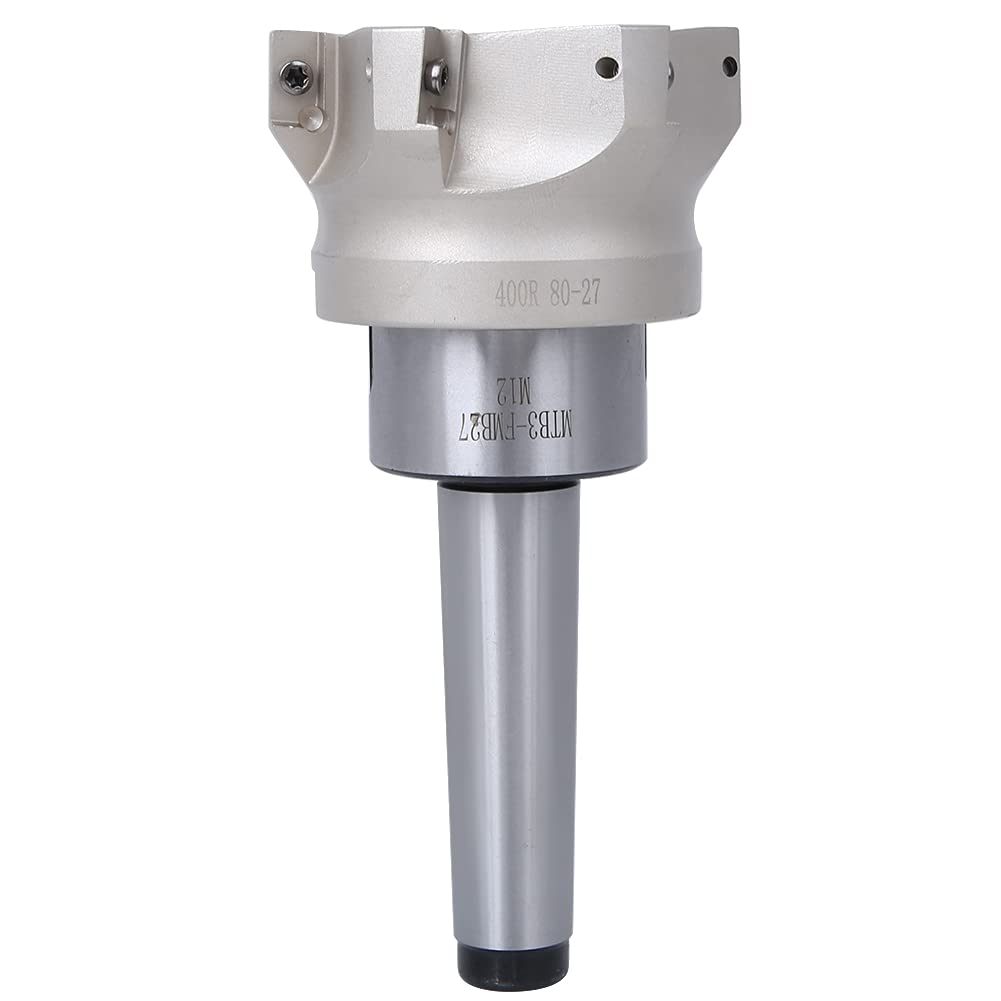 CHICIRIS BAP400R 6-Fluter-Rechtswinkel-Fräser mit FMB27 Collet Chuck Holder für Gesichtsmahlen, Starke Starrheit (#2)