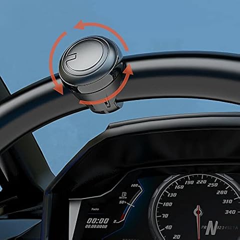 TERDEWE Steering Wheel Knob Steering Wheel Spinner, Metal Bearing Steering Knob with Skin-Touch Silicone, 360 Rotating, Booster Knob for One-Handed Driving, Makes Backing Up and S-Turns Easier Cover