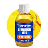 7 Artists Refined Linseed Stand Oil for Painting 4.2 fl. oz – Professional Artist Oil Paint Medium | Oilpaints Lenseed Thinner for Fine Art, Canvas Painting | Arists Supplies & Accessories