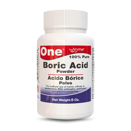 Arymar Boric Powder, Multipurpose Household Cleaner and Freshener, Pure Granular Formula, Versatile Use, Made in The USA (8 Ounces)
