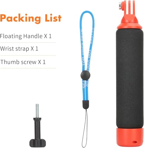 Image of F1 Multifunctional Floating Floaty Handle Grip Buoyancy Bar Hand Grip Accessories for Gopro Hero 12 /11 / /10 /9 Black for Insta360 X4 X3 X2 Ace Pro for DJII Action 4 /3 /2 Sports Action Camera