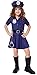 Kroy Koatobbor Girls’ Police Officer Costume Halloween Cop Kids Dress Up Outfits Set Navy Blue 9-10 Years