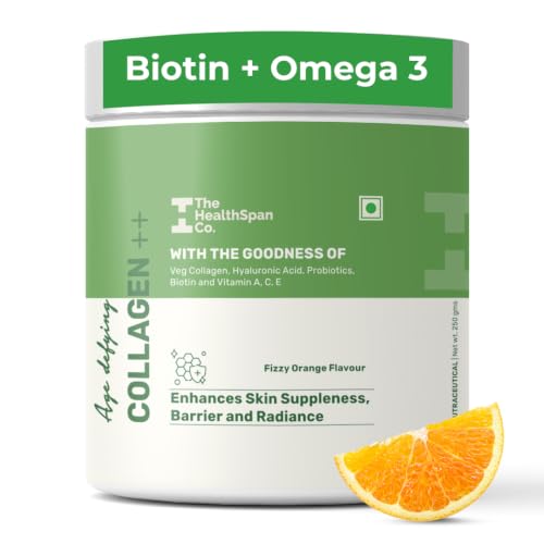 Image of The Healthspan Co. Veg Collagen Supplements for Women & Men, 250g