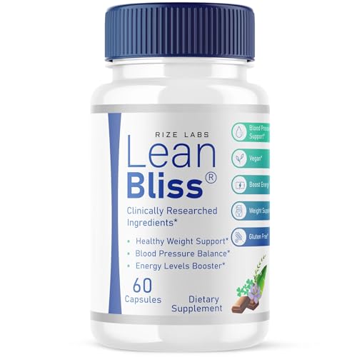 Lean Bliss Weight Loss Pills, Lean Bliss Fat Burning Formula, LeanBliss Advanced Metabolism Capsules for Natural Weight Management & Blood Support, LeanBliss Dietary Supplement Reviews (60 Capsules)