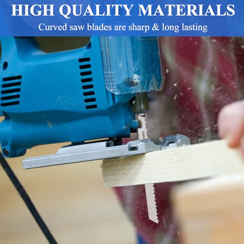 image for Romeda Jigsaw Blades, 10 Piece Jig Saw Blades, Assorted T-Shank jig Sa