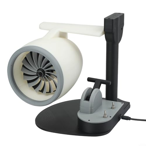 Ventilador de escritorio USB Turbo, estilo de motor de avión, humidificador, iluminación de niebla de alta tecnología única creativa (rojo)