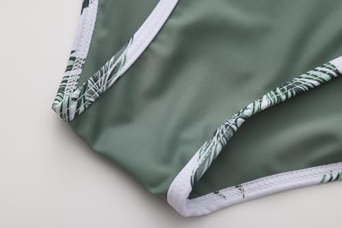 Image of Girls 3 Piece Bikini Bathing Suit Teen Girls Swimwear Sport Swimsuits with Shorts 9-16T