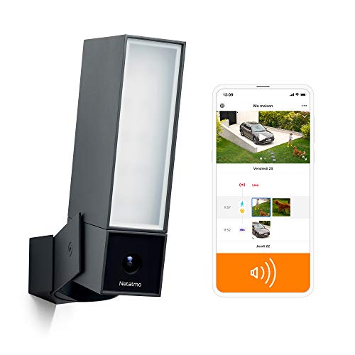 Netatmo Überwachungskamera mit Sirene – Schwarz – NOC-S-FR