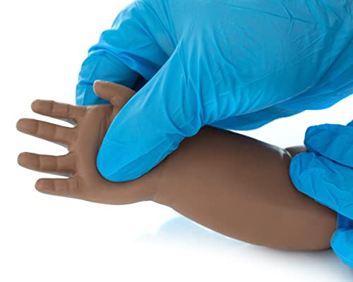 Pediatric IV and Phlebotomy Practice Kit by The Apprentice Doctor. Practice and Perfect Critical Medical Skills Before Working on Real People. (Dark Skin Tone) - Thumbnail 3