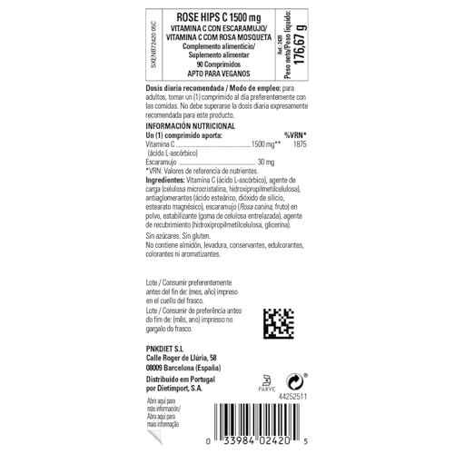 Solgar Vitamin C 1500mg With Rose Hips 90 Tablets