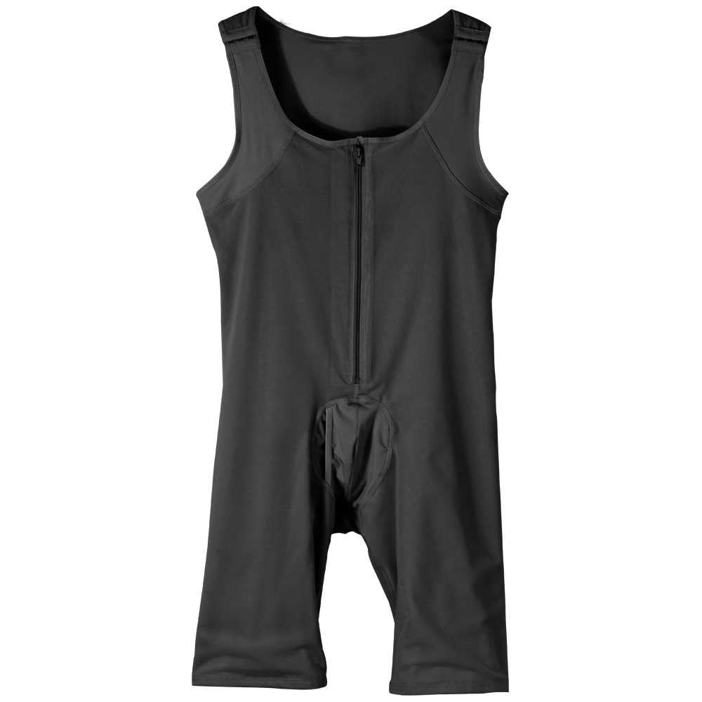 Herren Shapewear Bauchweg-Bodysuit Ärmellos Ganzkörper-Shaper Kompressions- Shirt Schlankheits-Unterhemd Nahtlos Unterwäsche