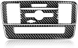 Console CD & AC Panel Cover Trim,Carbon Fiber Car Console Central Interior Trim Panel Decoration Frame Sticker for Mercedes W169 W245 W117 W156 A Class B Class CLA GLA