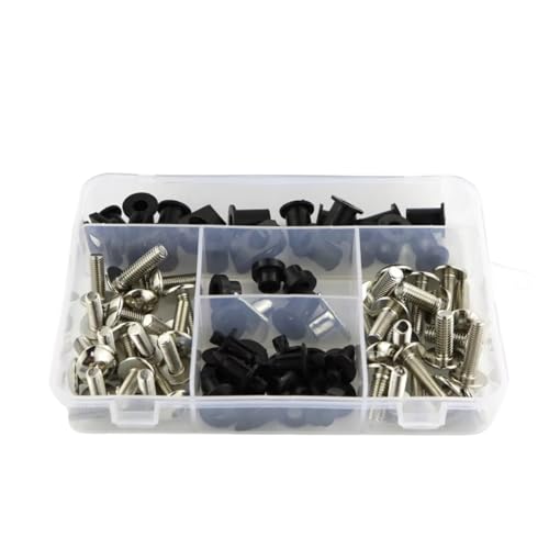 Drcioqazr CBR600 Verkleidungsschrauben-Set Silber
