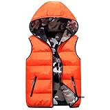winterjacke 110 herren Kinder-Kapuzenweste für Jungen und Mädchen. Hochwertiges Polyestergewebe, wasser- und winddicht.