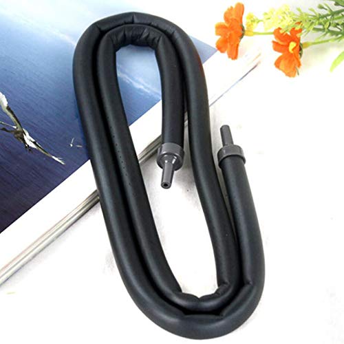 TopHomer Tube à bulles pour aquarium - Aérateur mural flexible en caoutchouc et plastique - Pour aquarium - Barre à bulles - 75 cm - Double tête