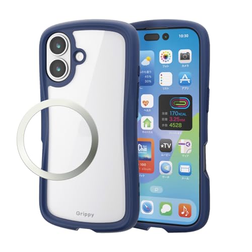 GR iPhone 17 P[X Jo[ NA ϏՌ Ռz nCubh TPU Grippy ɓ Obv Xgbvz[t Jی ^XebJ[t XgbvV[gt lCr[ PM-A25AGRPFCNV